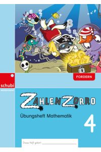 Zahlenzorro - Übungshefte Mathematik / Zahlenzorro Übungsheft Mathematik  - Ausgabe Schweiz / Fordern 4 - Ausgabe Schweiz