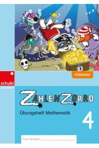 Zahlenzorro - Übungshefte Mathematik / Zahlenzorro Übungsheft Mathematik  - Ausgabe Schweiz / Fördern 4 - Ausgabe Schweiz