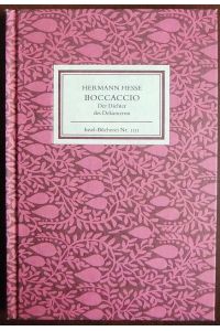 Boccaccio  - : der Dichter des Dekameron. Mit einem Nachw. von Fritz Wagner / Insel-Bücherei ; Nr. 1131