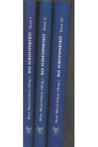 Das Schiffsporträt. Dekoration und Dokument. Band I-III (drei Bände komplett). Altonaer Museum in Hamburg Norddeutsches Landesmuseum