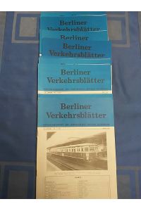 Berliner Verkehrsblätter. 35. Jahrgang 1988. Heft 1-12 (12 Hefte komplett).   - Informationsschrift für Freunde des Berliner Verkehrs.