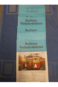 Berliner Verkehrsblätter. 42. Jahrgang 1995. Heft 1-12 (12 Hefte komplett).   - Informationsschrift für Freunde des Berliner Verkehrs.