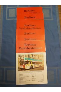 Berliner Verkehrsblätter. 44. Jahrgang 1997. Heft 1-12 (12 Hefte komplett).   - Informationsschrift für Freunde des Berliner Verkehrs.