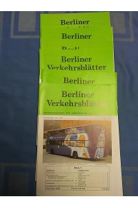 Berliner Verkehrsblätter. 46. Jahrgang 1999. Heft 1-12 (12 Hefte komplett).   - Informationsschrift für Freunde des Berliner Verkehrs.