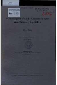Stammesgeschichtliche Untersuchungen zum Heterostylieproblem.   - Band 48