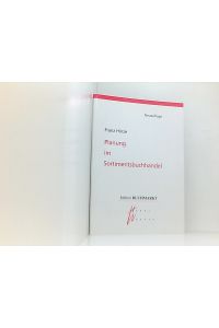 Planung im Sortimentsbuchhandel  - Franz Hinze