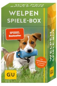 Welpen Spiele-Box gelb 12 x 3, 5 cm: Plus Futterbeutel für sofortigen Spielspaß (GU Welpen)