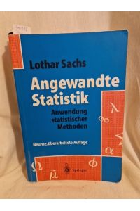 Angewandte Statistik : Anwendung statistischer Methoden.