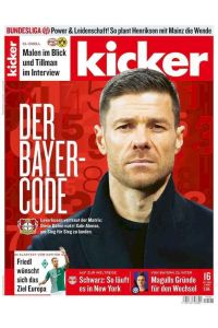 Kicker Magazin Deutschland 2024-016 Xabi Alonso