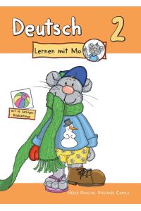 Deutsch lernen mit Mo - Teil 2  - Bildwörterbuch zum Ausmalen, Üben und Spielen mit farbigen Bildkärtchen