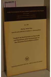 Vergleich des Band-Spinnens von Baumwolle und Chemiefasern (ohne Fleyerpassage) mit dem klassischen Baumwollspinnverfahren. ( = Forschungsberichte des Landes Nordrhein- Westfalen, 1166) .