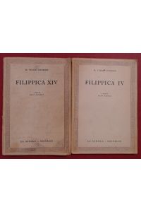 Filippica XIV. Filippica IV (2 volumes only).   - A cura di Elio Pasoli.