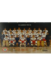 Mannschaftskarte EV Landshut 1983/84 (Eishockey)
