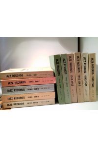 Konvolut: 11 Bände ( von11) Jazz Records - Discography - komplette Ausgabe.