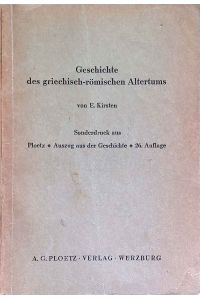 Geschichte des griechisch-römischen Altertums.