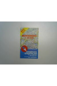 Nürnberg 1:20000  - Kompass Stadtplan