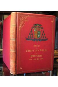 Die Bildnisse der Fürsten und Bischöfe von Paderborn von 1498 bis 1891.