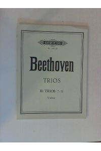 Trios  - II: Trios 7-11 Violine