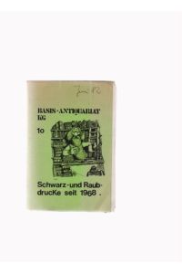 Schwarz- und Raubdrucke seit 1968. Basis-Antiquariat. Kat. 10.