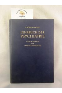 Lehrbuch der Psychiatrie.
