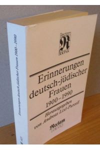 Erinnerungen deutsch-jüdischer Frauen 1900-1990.   - RUB Beletristik 1423; Hrg. von Gerhard Schaumann.