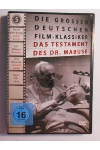 Die Grossen Deutschen Film-Klassiker Nr. 5: Das Testament des Dr. Mabuse [DVD].