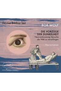 Die Vorzüge der Dunkelheit [Hörbuch/Audio-CD]  - Horrorroman