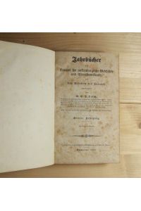 Jahrbücher des Vereins für meklenburgische Geschichte und Alterthumskunde  - Dritter (3.) Jahrgang 1838. /Mecklenburgische Geschichte)