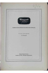 Filmpost-Archiv : Handbuch für Filmproduktion, Verleih und Kinopraxis, Erster Jahrgang 1948