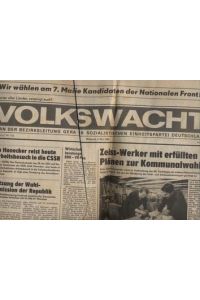 Volkswacht Organ der Bezirksleitung Gera der SED Freitag, 3. Mai 1989