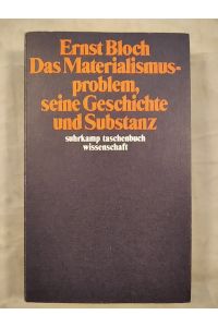 Das Materialismusproblem, seine Geschichte und Substanz.