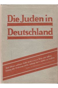Die Juden in Deutschland.