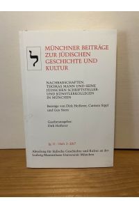 Münchner Beiträge zur Jüdischen Geschichte und Kultur. Heft 2, 2017