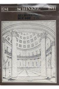 Schinkel 1781-1841.   - Architektur der DDR 2'81.