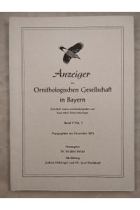 Anzeiger der Ornithologischen Gesellschaft in Bayern. Band 11. Nr. 3.