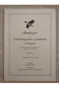 Anzeiger der Ornithologischen Gesellschaft in Bayern. Band 11. Nr. 2.