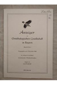 Anzeiger der Ornithologischen Gesellschaft in Bayern. Band 21. Nr. 3.