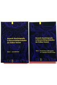 Deutsche Kanzleisprache in Hexenverhörprotokollen der Frühen Neuzeit: Band 1: Auswahledition. Band 2: Kommentierte Bibliographie zur regionalen Hexenforschung.
