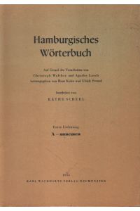 Hamburgisches Wörterbuch.
