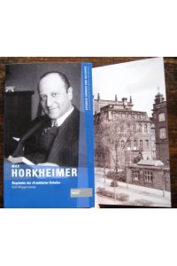Max Horkheimer. Begründer der Frankfurter Schule.