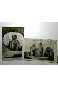 Trier. 2 x Alte Ansichtskarte / Postkarte s/w, ungel. u. gel. als Feldpost 1917. 1 x St. Matthias - Basilika. 1 x Dom u. Liebfrauenkirche.