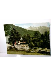 Imst / Tirol / Österreich. Alte Ansichtskarte / Postkarte farbig, gel. 1959. Jausenstation Sonneck.