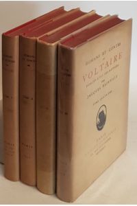 Romans et Contes de Voltaire (4 tomes cpl. / 4 Bände KOMPLETT)  - publiées avec des notices par Jacques Bainville;