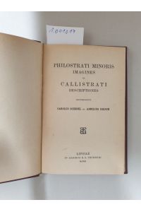 Philostrati Minoris Imagines Et Callistrati Descriptiones :