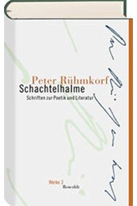 Schachtelhalme: Schriften zur Poetik und Literatur.