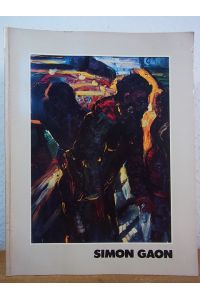 Simon Gaon. Paintings 1977 - 1987. Exhibition Ingber Gallery, New York City, May 3 - May 28, 1988