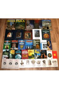 36 Bücher - GESCHICHTE, ANTIKE - Alte Kulturen, Inka, Maya, Altertum.
