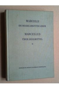 De medicamentis liber / Über Heilmittel. Hg. von Max Niedermann. Bd. II (von 2). 2. Auflage, besorgt von Eduard Liechtenhan. Übers. von Jutta Kollesch und Diethard Nickel.