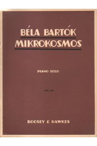 Béla Bartók. Mikrokosmos.