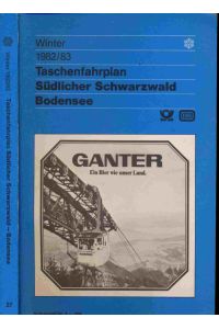 Taschenfahrplan Südlicher Schwarzwald Bodensee. Winter 1983/83 (26. 9. 1982 bis 28. 5. 1983).